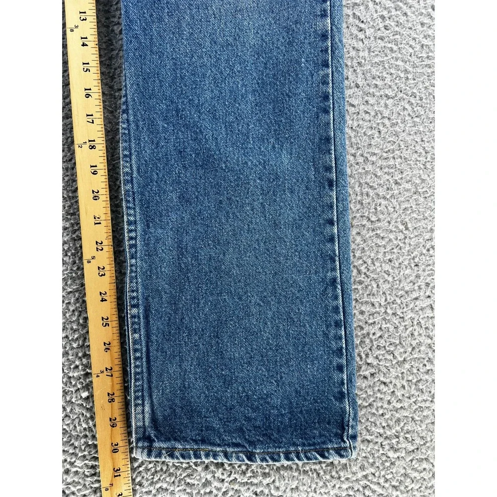 Vtg 80s Levis 517 Orange Tab Jeans 34x30 USA Made Bootcut Denim April 1987 585
